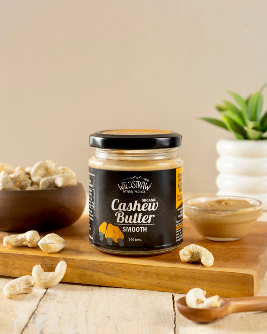 cashew butter, smooth cashew butter, natural nut butter, vegan spread India